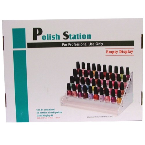 Counter Top Polish Station Display Clear Acrylic